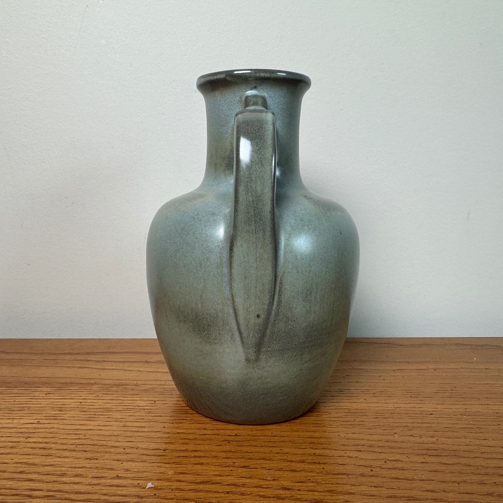 Vintage Frankoma Pottery Ceramic Jug Pitcher Prairie Green MCM 7.5" Tall - Picture 7 of 8